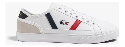 Tnis De Tecido Masculino Lacoste Sideline Tricolor